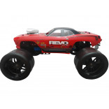 AUTOMODELO TRAXXAS NITRO REVO MOTOR TRX 3.3 RÁDIO 2.4GHZ 3 CANAIS 4X4 COM RÉ PARTIDA ELETRICA COMPLETO SEMINOVO REVISADO 5309